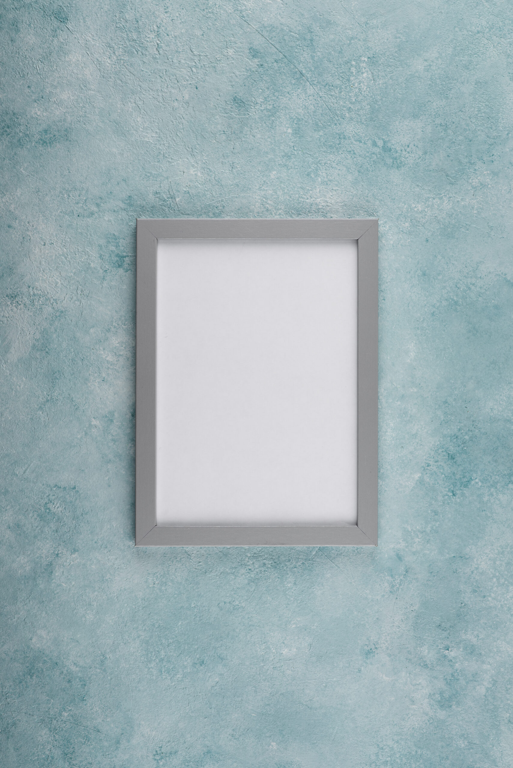 flat lay photo frame textured surface